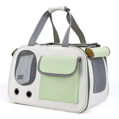 Airline Approved Pet Carrier for Cats and Small Dogs – Comfortable, Spacious, and Breathable Design with Adjustable Shoulder Strap