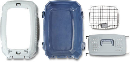 Two-Door Top-Load Hard-Sided Pet Travel Carrier, 58.4 Cm