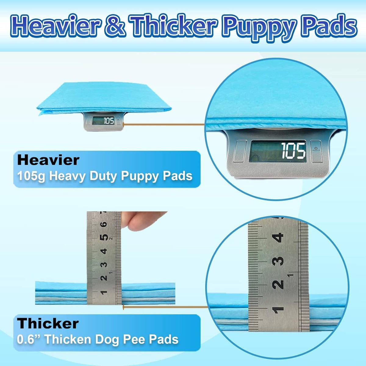 Dog Pee Pads Extra Large 30" X 36", X-Large Puppy Pee Pads Super Absorbent, 30 Count Leak-Proof Disposable Dog Training Pads, Potty Pads for Puppies, Pets, Rabbits, Cats, Doggies